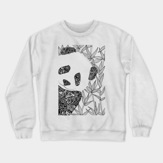 Pop-In Panda Crewneck Sweatshirt by Gingerlique